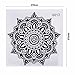 Cukudy Wall Sticker Indian Mandala Flower Mural Home Vinyl Family Bedroom Wall Decal