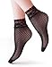 VERO MONTE 4 Pairs 4 Styles Women's Lace Fishnet Ankle Socks - Patterned Socks