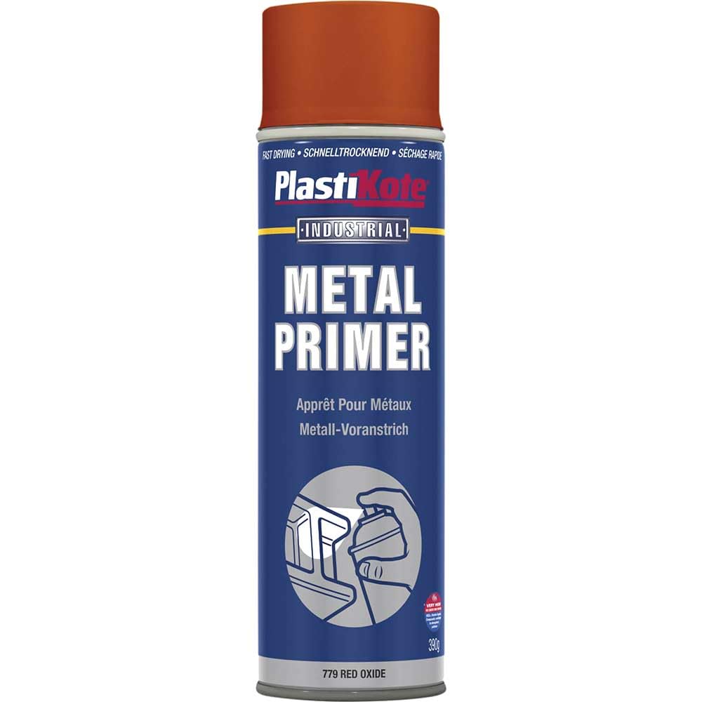 Plasti-kote 10600 400ml Metal Primer Oxide - Red