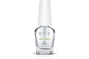 SNS HEALTHY NATURAL NAILS SNS Base Coat Nail Polish for Nail Dip Powder, EA Bond - Improves Adhesion of Dip Powder Manicure for Oilier Nails - Gel Nail Polish That Supports Nail Health - Low-Odor & No UV Lamp Required - 0.5 Oz