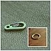 SZHOWORLD Brass 33mm Mini Quick Release Keychain Carabiner Snap Hook and Brass Key Ring