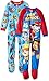 Nickelodeon Little Boys' Toddler Paw Patrol 2-Pack Fleece Blanket Sleeper, Blue, 2T