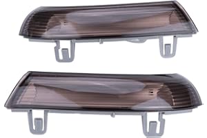 KIMISS Left & Right Side Mirror Turn Signal Light for VW Golf Jetta MK5 Passat, OEM 1K0949101 1K0949102, Indicator Lamp Repla