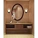 Westinghouse 6307300 Midori One-Light Indoor Wall Fixture, Finish Linen, Oil Rubbed Bronze - Amber Glass