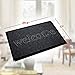 Indoor Outdoor Welcome Mat Set of 2, 29.5 x 17in Front Door Mat, Ribbed Floor Mat with Rubber Backing, Indoor Outdoor Rug in Home & Welcome Design, All Weather Rugs for Entryway, Kitchen Rugs and Mats