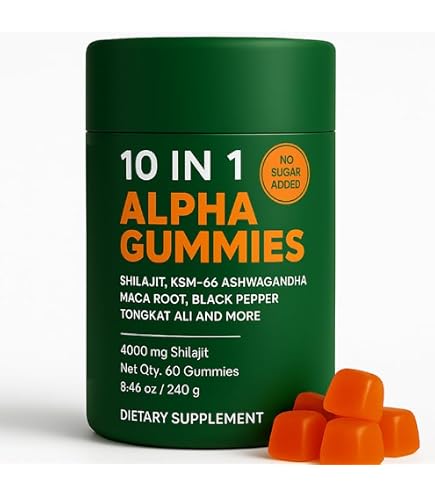 Amazon.com: Art anime 10-in-1 Alpha Shilajit Gummies with