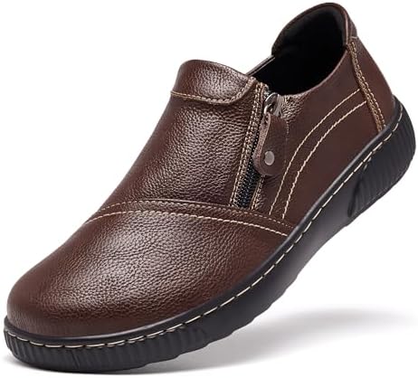 Amazon.com | CAMEL CROWN Mens Slip On Loafer Mid-top Leather 