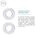 [New Verision] lnvisibobble Power Traceless Hair Ring (Crystal Clear) - Hair Coils, Coil Hair Ties - 10pcs (Crystal Clear)