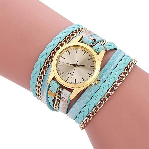 Blasting Watch Female Money Wrapped Bracelet Watches Woven Serpentine