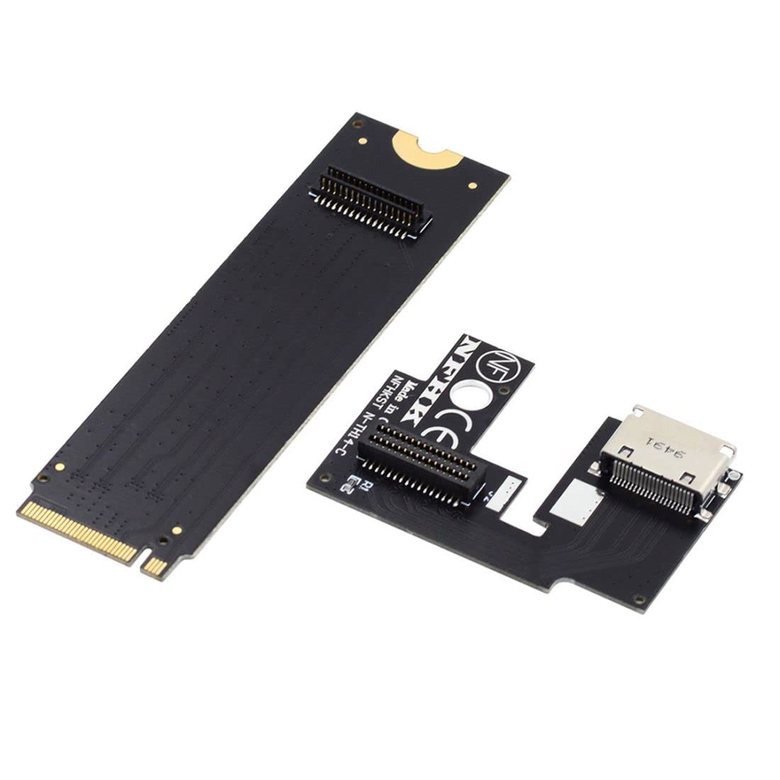 chenyang M.2 to SFF-8612 Adapter,Oculink SFF-8612 to NVME PCIe 4.0 M-Key Host Separate Adapte for 2022/2023 ThinkBook 14+ AMD8845 External Graphics Card & SSD — image 1