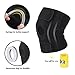 MARNUR Knee Brace with Kneecap Stabilizer and Adjustable Strapping for Weightlifting, Weight-Bearing Exercise and Outdoors Activities, Surgery or Injury Pain Recovery（Knee Circumference: 11