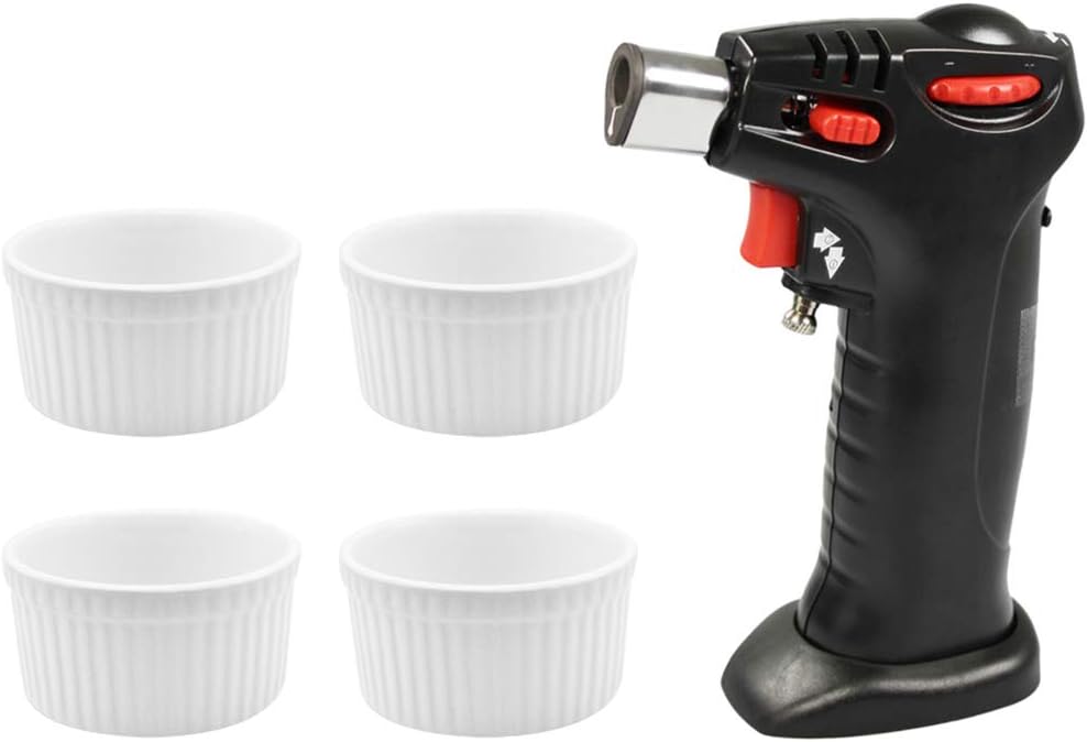 Amazon.de: com-four® Mini Flambiergerät zum Überbacken, Flambieren und ...