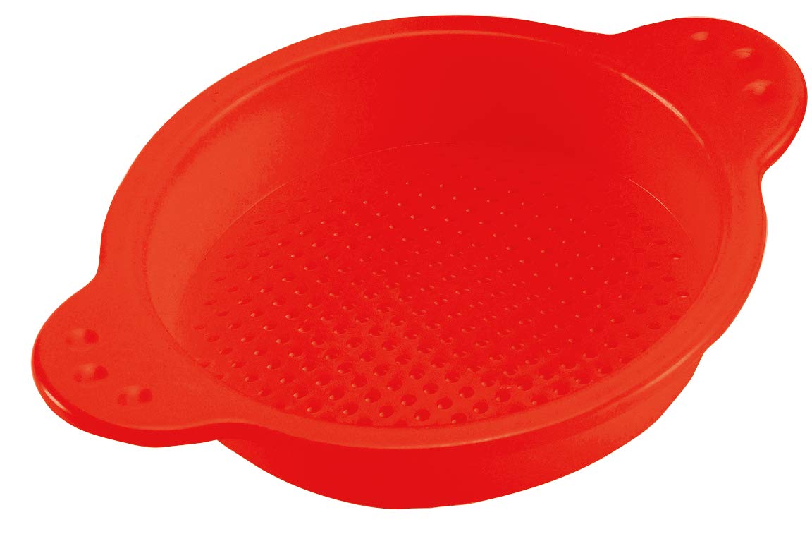 Hape Baby Sieve, Beach Toy/Sand Toy, Red, for Kids 18 Months and Up