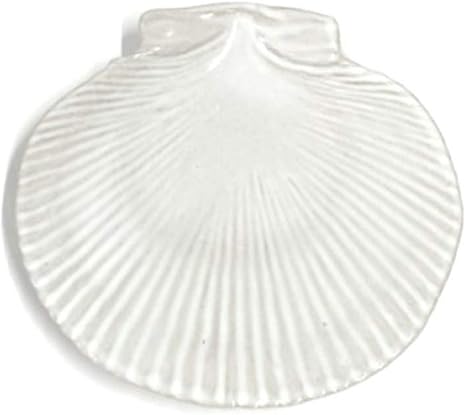 Amazon Co Jp Vida ヴィーダ Ynks セラミックシェルプレート お皿 器 食器 小皿 貝殻 シェル カフェ食器 ホーム キッチン