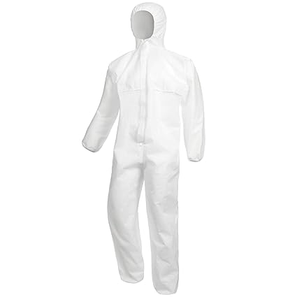 white paper overalls