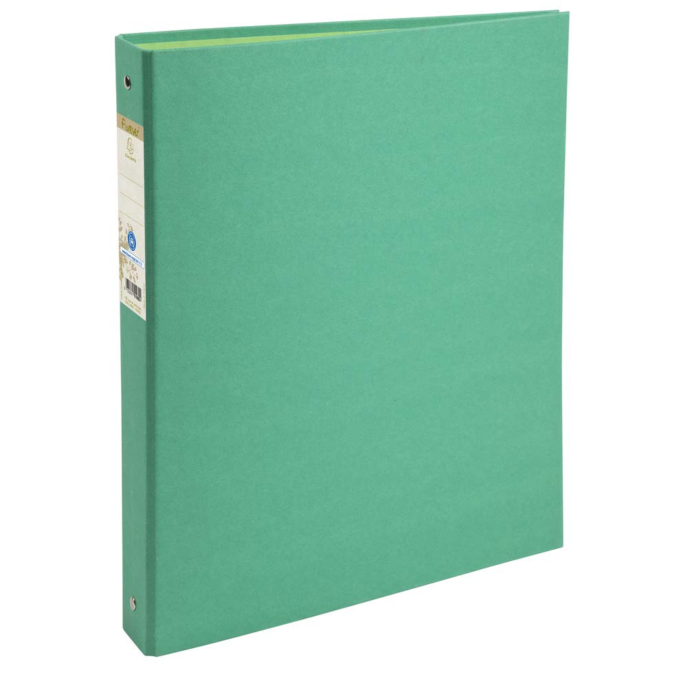 Exacompta - ref. 51983E - 1 Forever rigid binder - 4 round rings, diameter 30 mm - Spine 40 mm - External dimensions: 32 x 26 cm - A4 file format - Colour: dark green