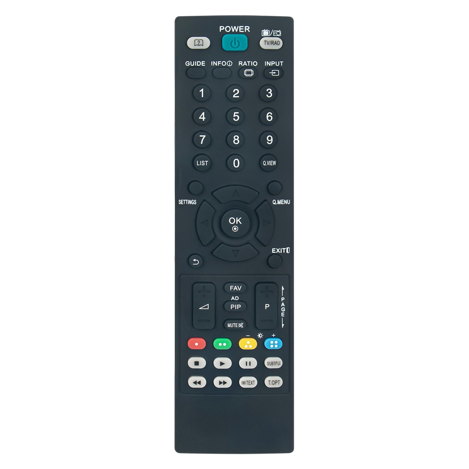 VINABTY AKB73655822 Replacement Remote Control Compatible with LG TV M243 M2432 M2752D M2232 M2252 M2255 M2352