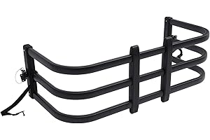 ZeStarDair Truck Bed Extender, Aluminum Retractable Tailgate Extender, 49"-61" Adjustable Length, Universal Tailgate Extension for Small & Medium-Sized Pickup Trucks