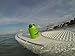 Surf Suds 2.0 Suction Cup Bottle and Can Holder - Green