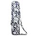 IUGA Yoga Mat Bag Easy Access Zipper with 2 Functional Storage Pockets, Fine Canvas with Eco Printing, Adjustable Shoulder Strapthumb 1