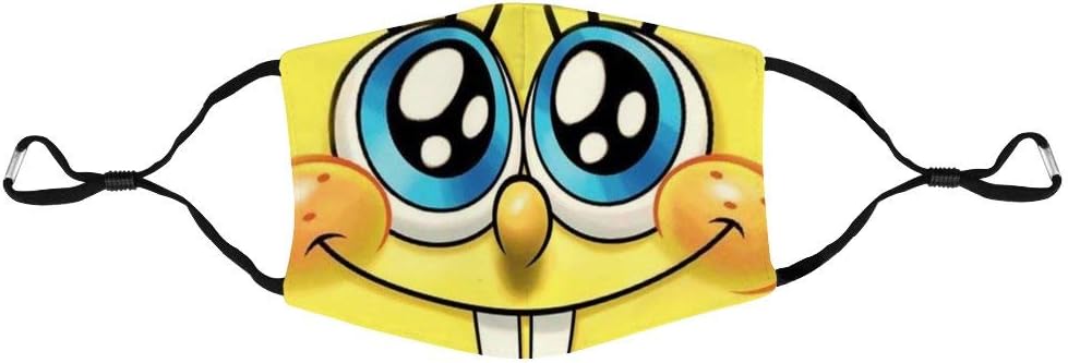 Spongebob Happy Smile (2) Mouth Guard Unisex Anti-Dust Mouth Guard Fashion Design for Kids Men Women Teens