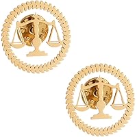 Metal Balance Badges Suit Brooch Libra Scales Brooches For Men