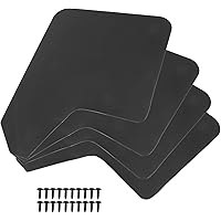 Moovul 4Pcs Mud Flaps for Car Pickup Van Truck Mudflaps Mudguards Guards with Screw Universal Black Splash Guards with 20 Pie