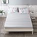 BuLuTu Deep Pocket Fitted Sheet Twin Only 100 Percent Cotton,Colorful Pastel Stripes Print Kids Girls Fitted Bottom Sheet Twin Multi-Colored,Breathable,Soft,Premium Single Bed Sheet(1 Piece)