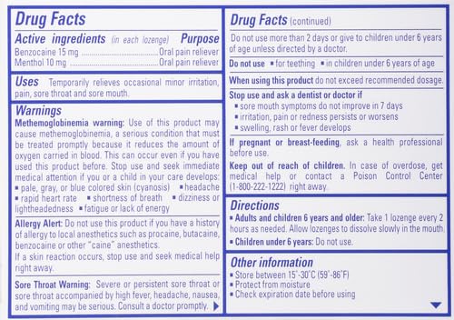 CHLORASEPTIC SORE THROAT LOZENGES, MAX STRENGTH WILD BERRIES, 15 CT (PACK OF 1)