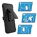 Galaxy A5 Case, MoKo Shock Absorbing Hard Cover Ultra Protective Heavy Duty Case with Holster Belt Clip + Built-in Kickstand for Samsung Galaxy A5 SM-A510F (2016) - Black (NOT FIT Galaxy A5 2015)