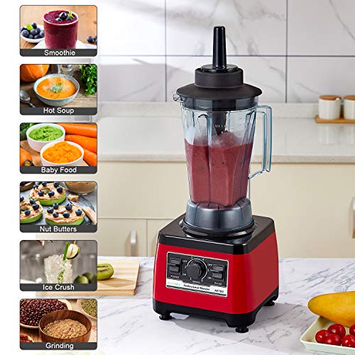 BioloMix Heavy Duty Professional Blender, Peak 2200W Commercial Grade