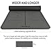 DAWAY Y8 Eco Friendly Wide Thick TPE Yoga Mat Workout Exercise Pilates, Non Slip, Double Sided, Soft, Body Alignment Professional Design, with Carry Strap, 72