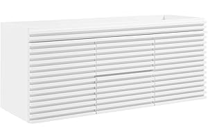 Modway Render 48" Double Sink Compatible (Not Included) Bathroom Vanity Cabinet in White