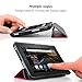 Kindle New Fire 7 2015 Slim Case - Swees Ultra Slim PU Leather Magnetic Case Cover for Amazon Kindle Fire 7 Inch 7