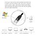 Cat 6 Ethernet Cable 75 ft (At a Cat5e Price but Higher Bandwidth) Flat Internet Network Cable - Cat6 Ethernet Patch Cable Short - Black Computer Cable With Snagless RJ45 Connectors