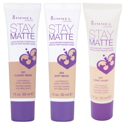Rimmel stay matte liquid mousse foundation soft beige, …