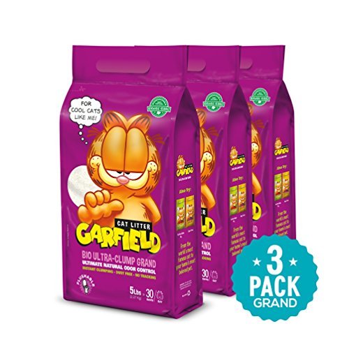 Garfield Cat Litter, Standard Grains, Flushable, 15 lbs by 7pets