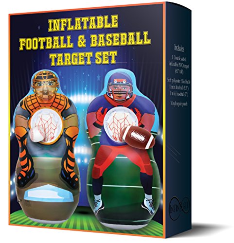 ImpiriLux Inflatable Two Sided Football & Baseball Target Set (Baseball & Football Target Set) - Thumbnail 6