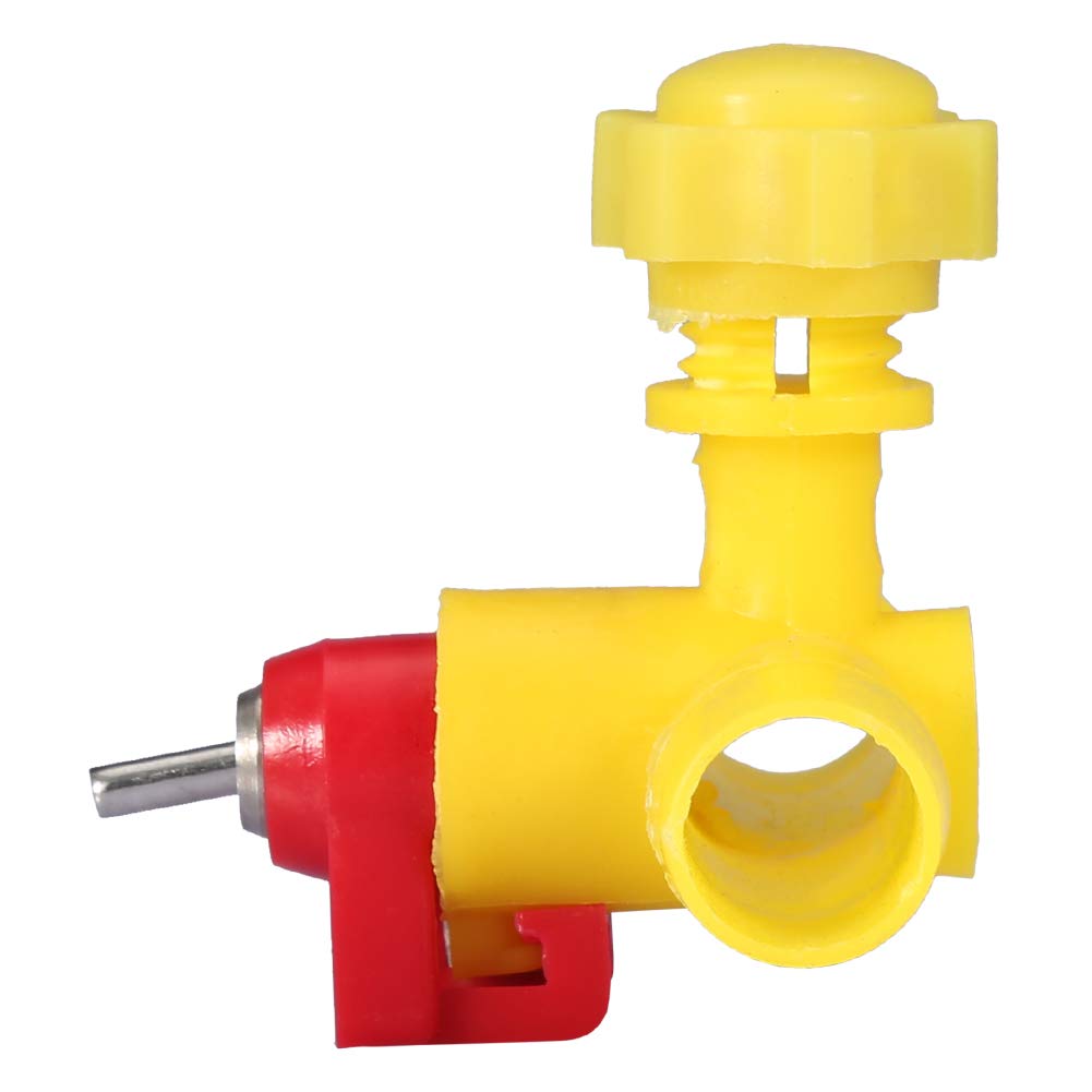 Garosa 10pcs/pack Automatic Chicken Duck Poultry Water Nipples Feeder Drinking Dispenser Screw In Style for Hens and Ducks Poultry Supplies Nipple Waterer