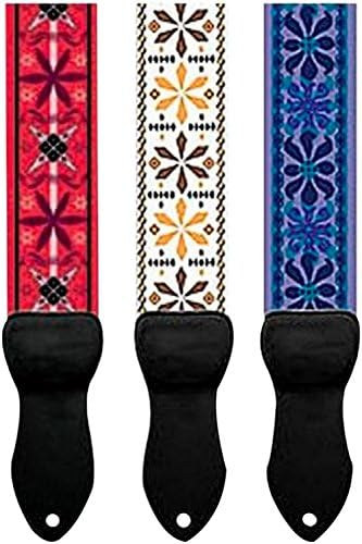Onori USM-H1 2-Inch Hootenanny Guitar Strap with Custom Woven Patterns