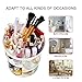 360 Degree Rotation Makeup Tower Organizer, Lazy Susan Cosmetics Storage Shelf Round Makeup Carousel Rotating Display Rack, Great for Countertop Bathroom counter, White