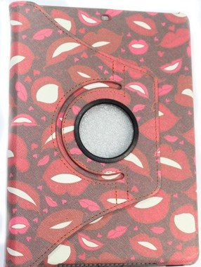 Capa Giratoria Beijos para Novo Ipad 2017 A1822 A1823