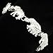 Silver Plated Q&Q Fashion African Elephant & Baby Link Hindu Ganesh Charms Link Chain Bangle Bracelet