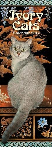 Ivory Cats slim calendar 2017 (Art calendar) by (Calendar)