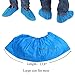 Premium Disposable Boot and Shoe Covers,keliiyo Durable, Water Resistant, Non-Toxic,One Size Fits Most (100-Pack)