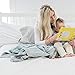 GRACED SOFT LUXURIES Muslin Baby Blanket | Breathable, Ultra-Soft Muslin Quilt | Perfect Receiving Blankets for Boys & Girls | Woodland Forest - 47” x 47”