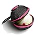 Ballsak Sport - Pink/Black - Clip-on Cue Ball Case, Cue Ball Bag for Attaching Cue Balls, Pool Balls, Billiard Balls, Training Balls to Your Cue Stick Bag Extra Strong Strap Design!