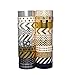 Wonderful Washi Japanese Decorative Paper Foil Craft Tape Elegant Collection Gold & Silver (Set of 20 rolls) Extra Long (32 feet!)
