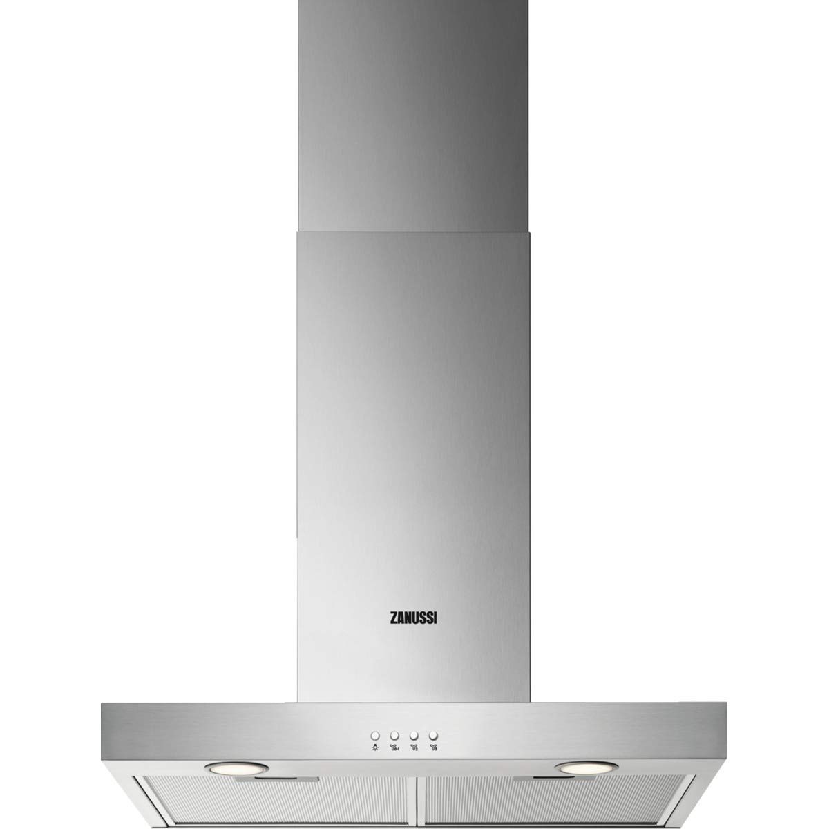 Zanussi-ZHB62670XA-Campana-extractora-de-pared-de-60-cm-3-velocidades-Acero-inoxidable-Nivel-de-ruido-68-dBA