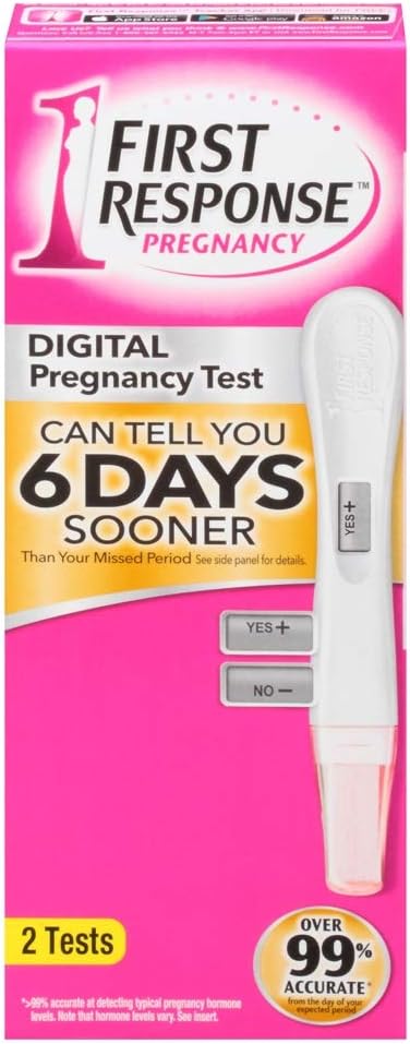Amazon Com First Response Gold Digital Early Result Pregnancy Tests 2 Each Pack Of 4 Health Personal Care